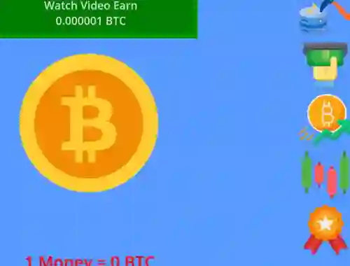 Spel Bitcoin Clicker Game aanlyn
