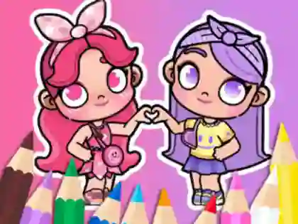 Spel Coloring Book: BFF In Avatar World aanlyn