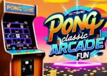 Spel Pong Game Classic Arcade Fun! aanlyn