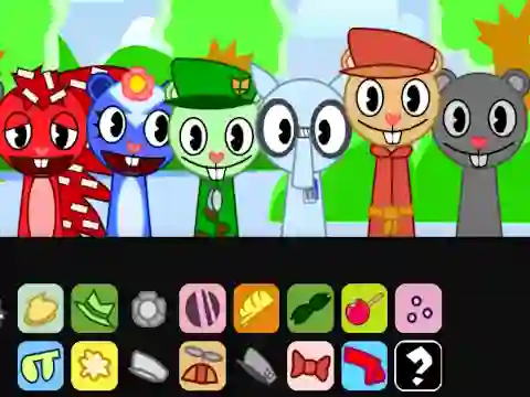 Spel Happy Sprunk Friends aanlyn