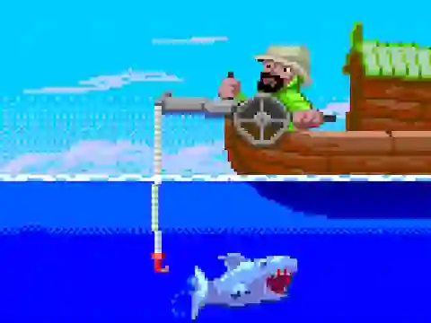 Spel Dock Fishing aanlyn