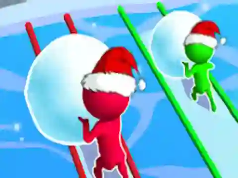 Spel Snow Race: Christmas Runner aanlyn