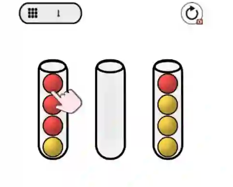 Spel Balls Sorter aanlyn