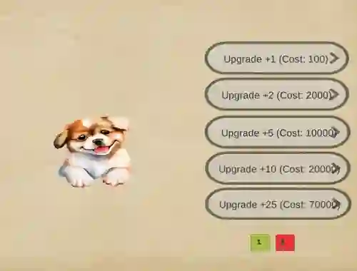 Spel Dog Clicker aanlyn
