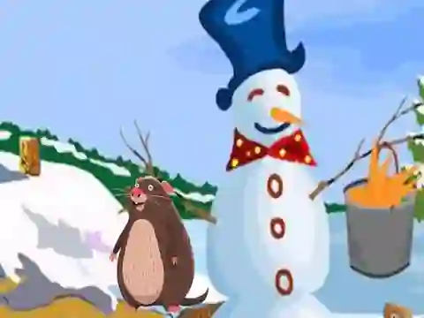 Spel Couple Escape from Snowy Land aanlyn