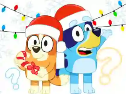 Spel Kids Quiz: Bluey Christmas Quiz aanlyn