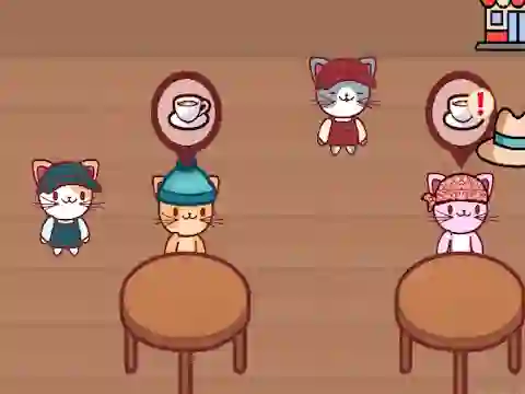 Spel Cat Coffee Shop aanlyn