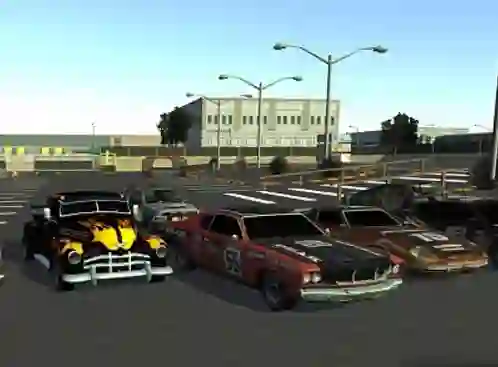 Spel RealDerby: Royal battle on the car aanlyn