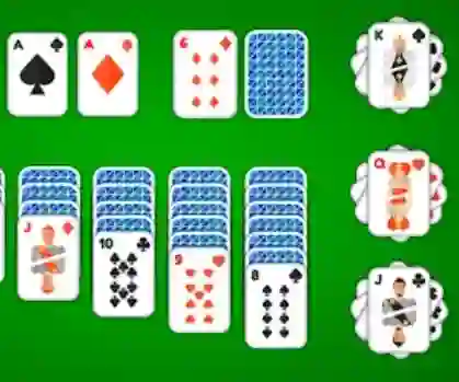 Spel Klondike Solitaire 4 Suits aanlyn