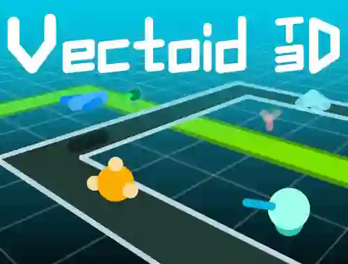 Spel Vectoid TD aanlyn
