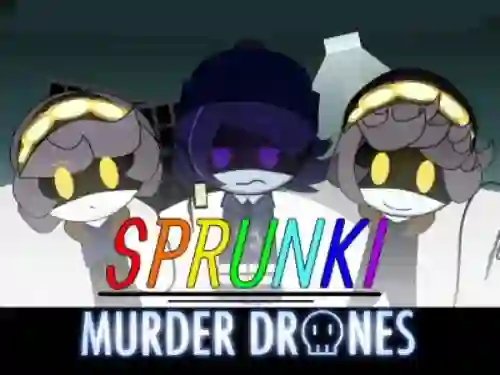 Spel Sprunki: Murder Drones aanlyn