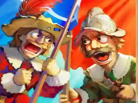 Spel Musketeers Gunpowder vs Steel aanlyn
