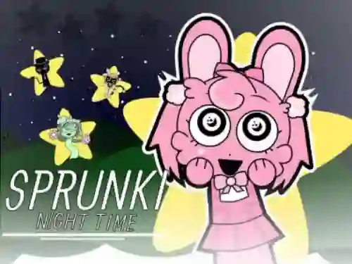 Spel Sprunki Night Time 2 aanlyn