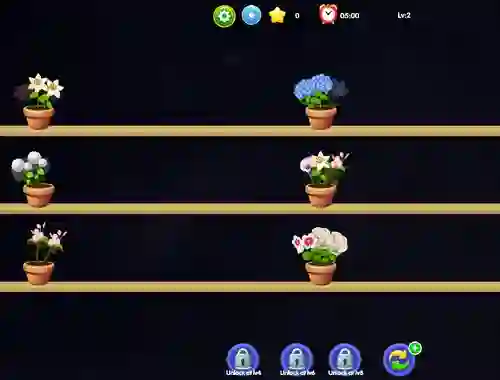 Spel Flower Matching aanlyn