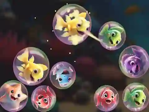 Spel Merge fish! aanlyn