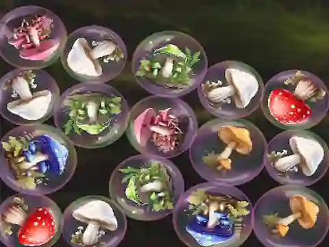 Spel Merge Mushrooms! aanlyn