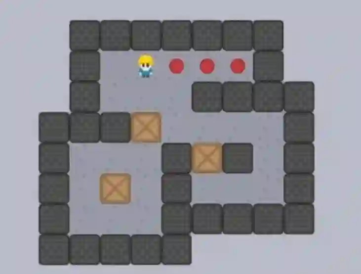 Spel Sokoban_pr aanlyn