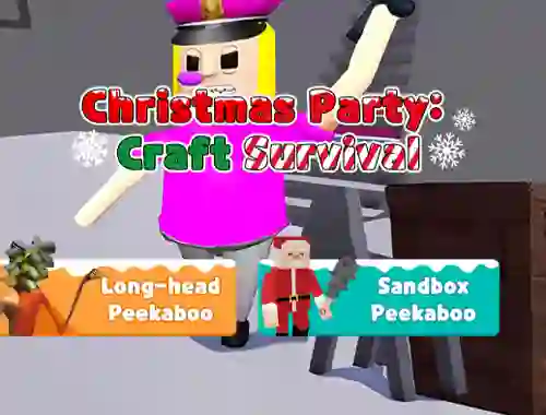 Spel Christmas Party: Craft Survival aanlyn