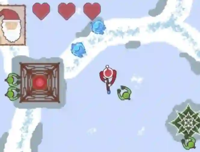 Spel Zombie Apocalypse on Christmas aanlyn