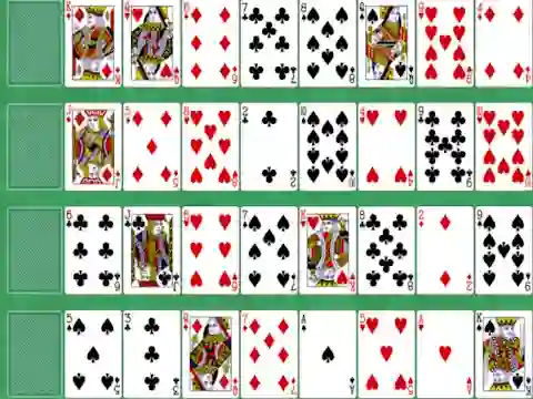 Spel Cards: Solitaire Carpet aanlyn