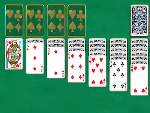 Spel Klondike Classic Solitaire aanlyn