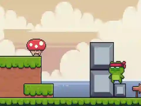 Spel Frogster aanlyn