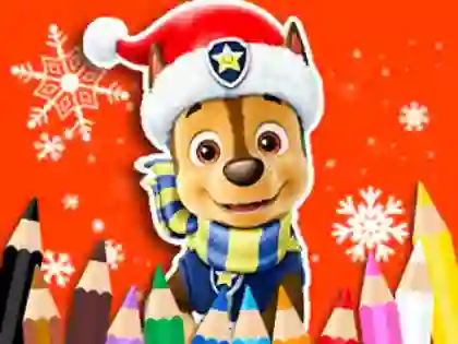 Spel Coloring Book: PAW Patrol Christmas aanlyn