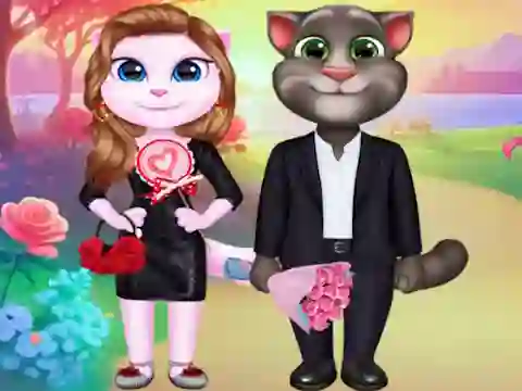 Spel Kitty Couple Lovely Valentine aanlyn