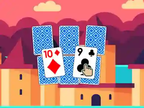 Spel One Hundred Castles Solitaire aanlyn