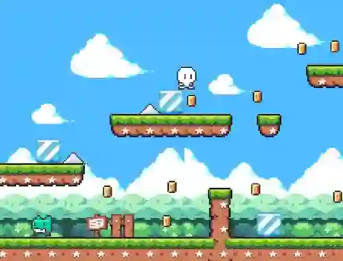 Spel Snowman Adventure aanlyn