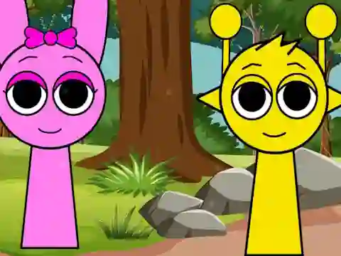 Spel Hidden Sprunki aanlyn