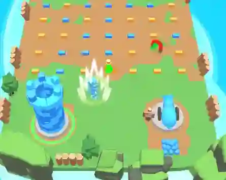 Spel Tower Clash: Collect Bricks aanlyn