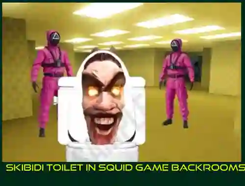 Spel Skibidi Toilet in Squid Game Backrooms aanlyn