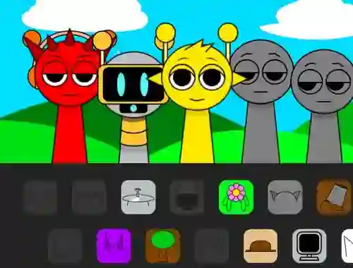 Spel Sprunki Incredibox Horror aanlyn
