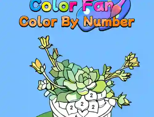 Spel Color Fan Color By Number aanlyn