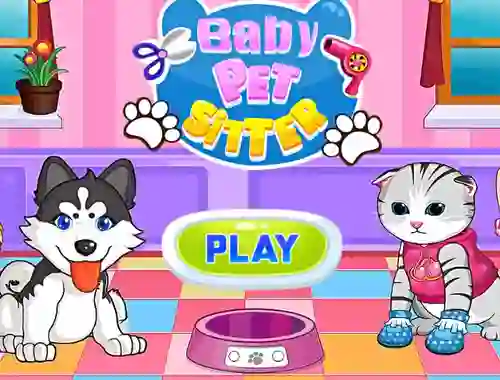 Spel Baby Pet Sitter aanlyn