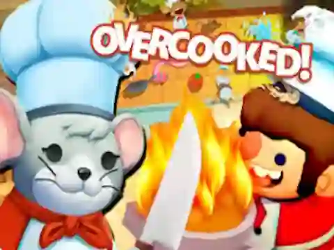 Spel Mini Chef Overcooked aanlyn