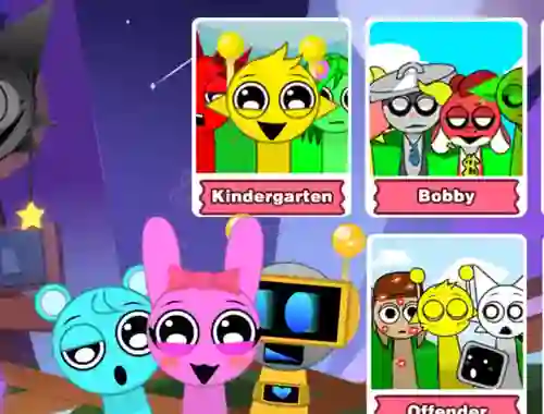 Spel Incredibox Party Frozen Sprunki Beat aanlyn