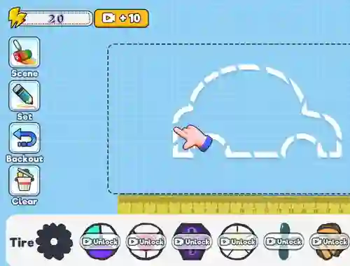 Spel Draw Your Car aanlyn
