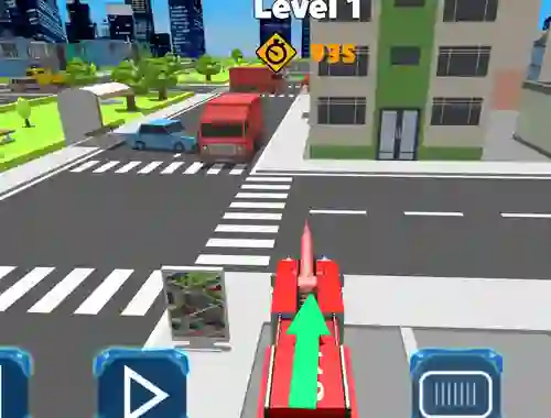 Spel Fire Truck Rescue Driving aanlyn
