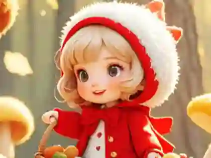 Spel Jigsaw Puzzle: Little Red Riding Hood aanlyn