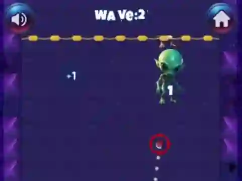 Spel Target Crazy Alien aanlyn