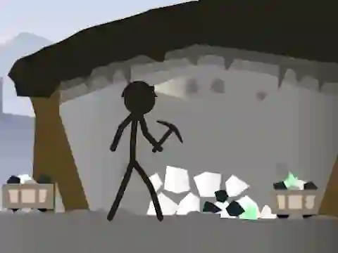 Spel Stickman Mining Simulator aanlyn