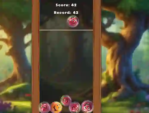 Spel Match Fruits In Bubbles! aanlyn