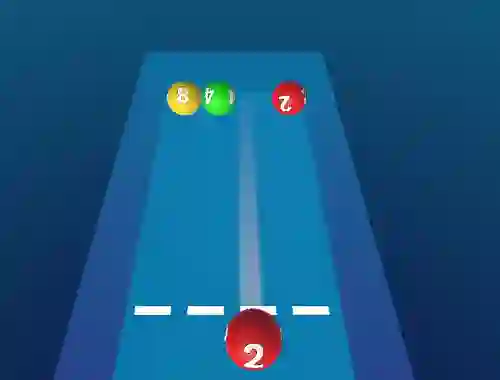 Spel Merge The Balls 2048 Billiards! aanlyn