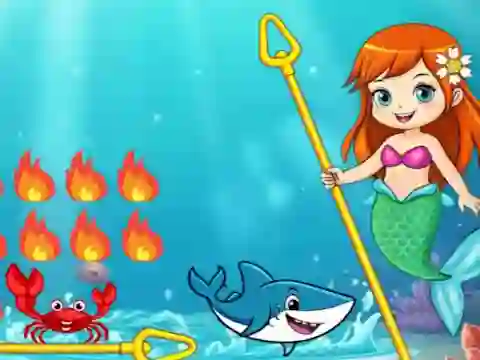 Spel Princess vs Shark aanlyn