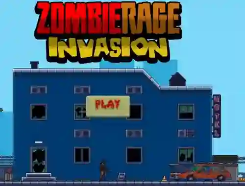Spel Zombie Rage Invasion aanlyn