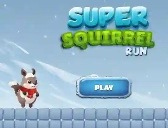 Spel Super Squirrel Run aanlyn