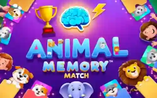 Spel Animal Memory Match aanlyn