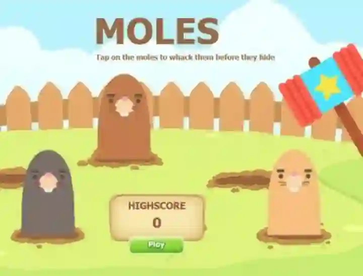 Spel Moles aanlyn